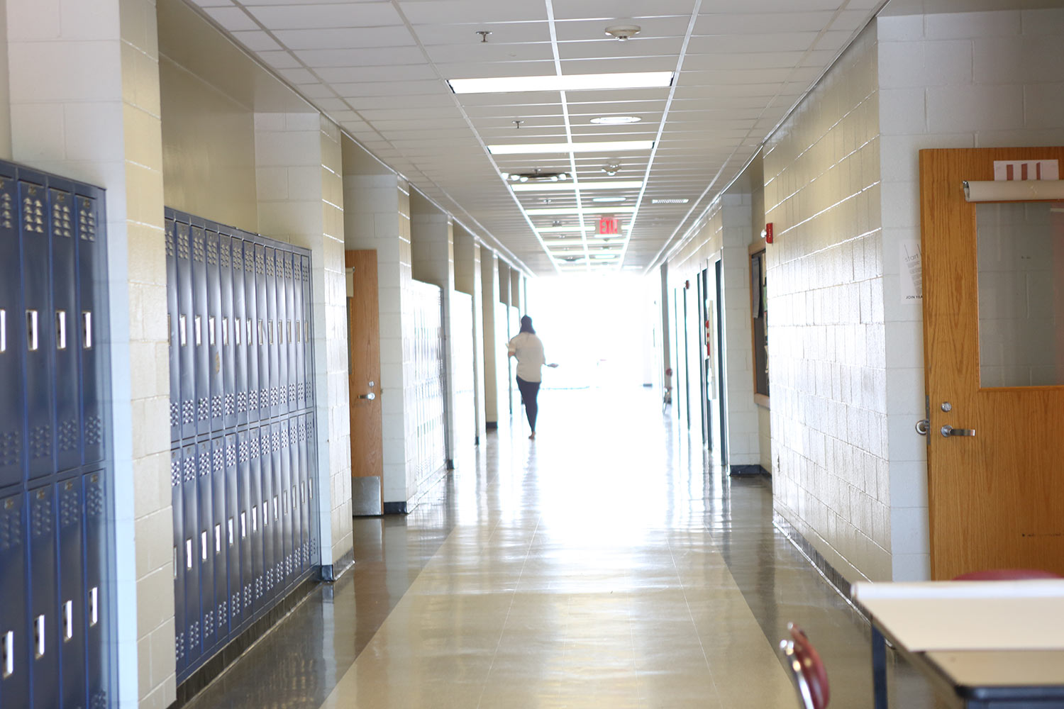 School hallway