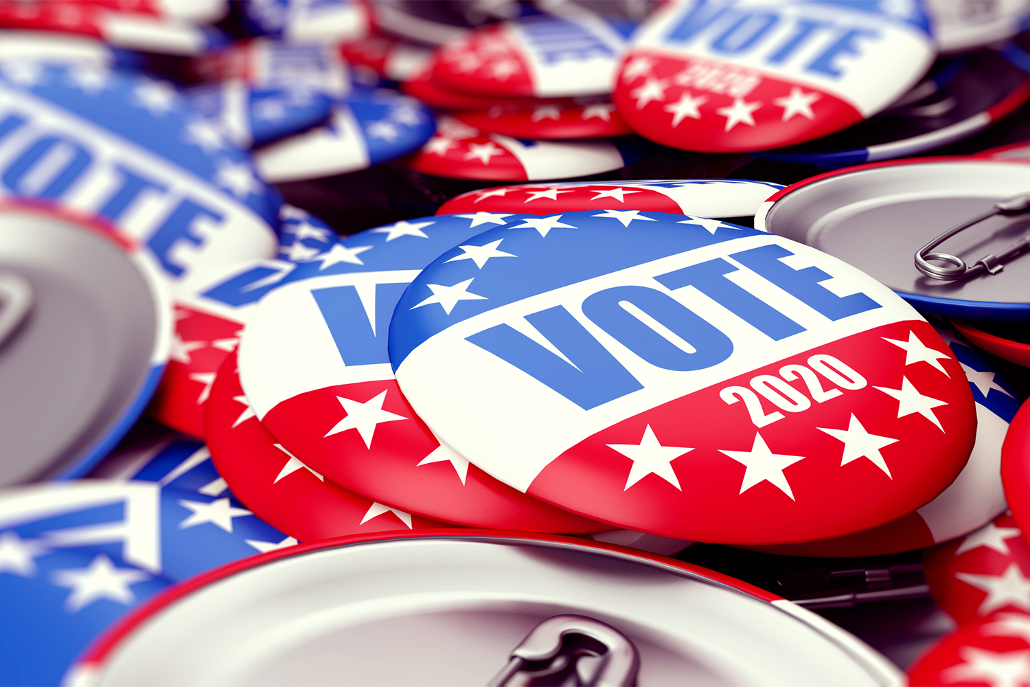 Vote 2020 pins