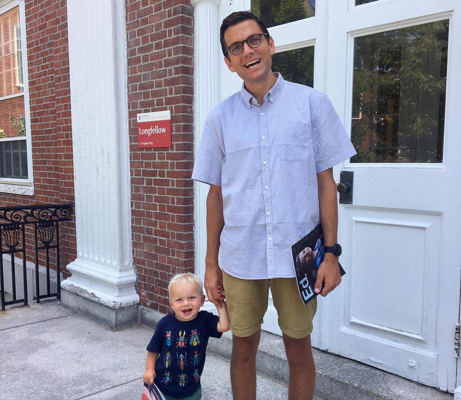 Steve Askar with son
