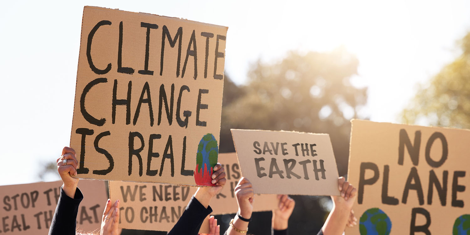 Climate Change signs