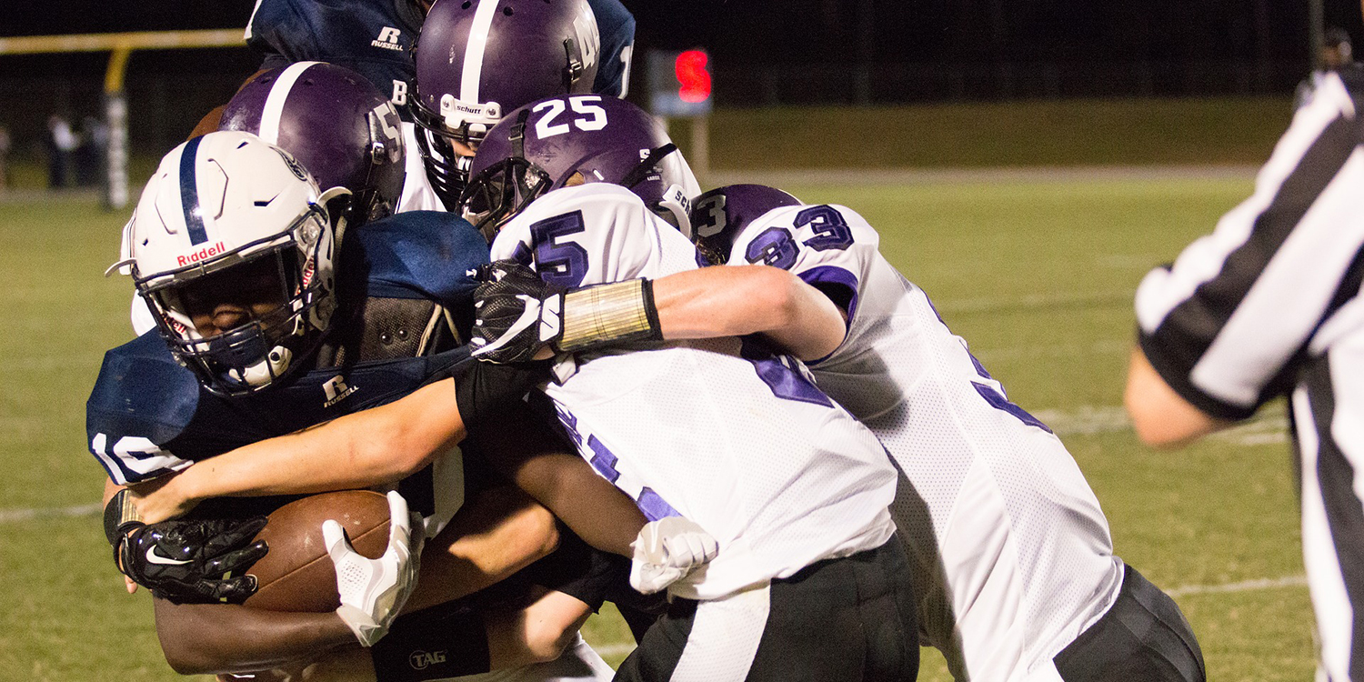 High school football game