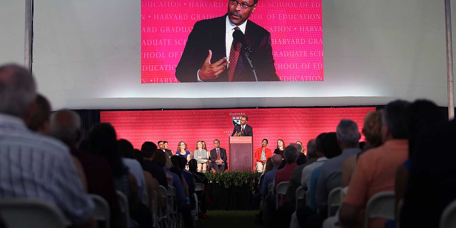 John Silvanus Wilson at HGSE Convocation