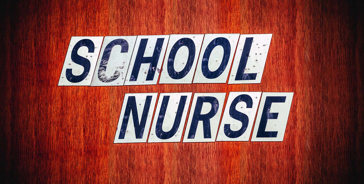 School nurse door
