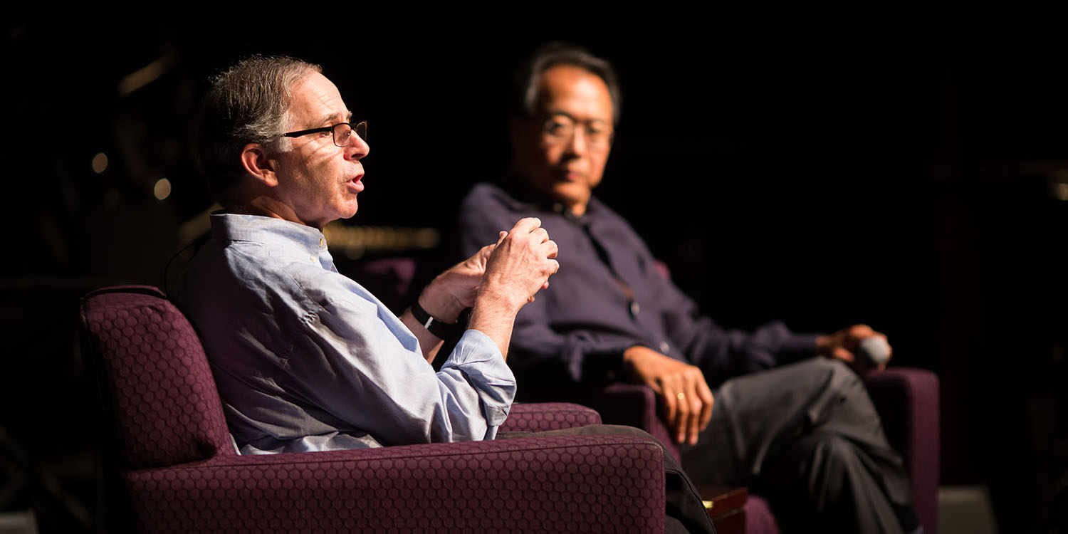 Steve Seidel and Yo-yo Ma