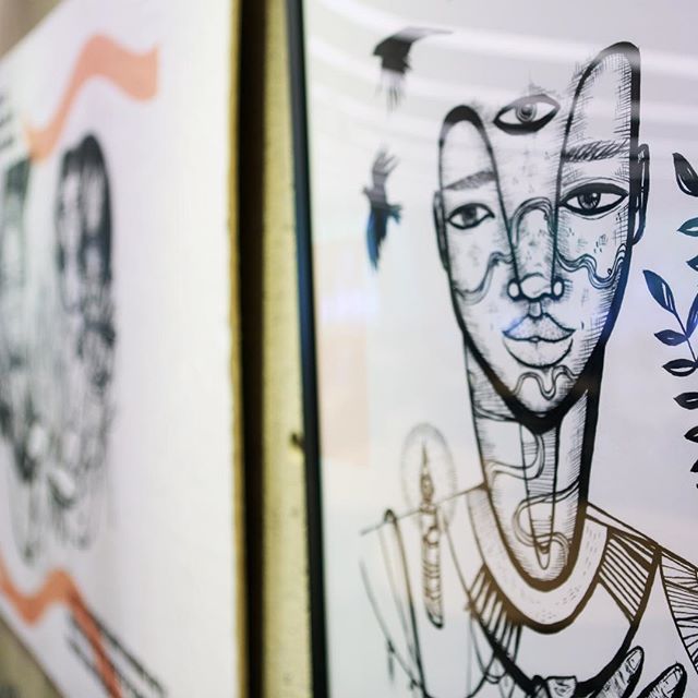 Art from the exhibit, “(Our Humanity Is) Unbroken by Bars"