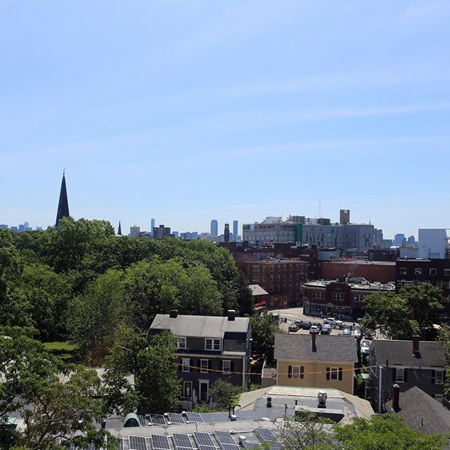 View of HGSE campus from Askwith Hall