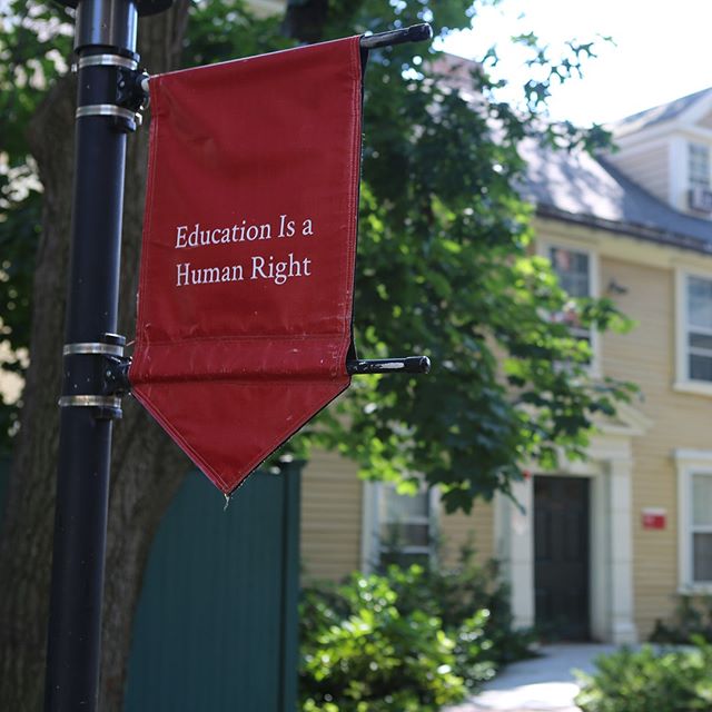 Education Is a Human Right banner