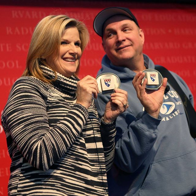 Trisha Yearwood and Garth Brooks in Askwith Hall