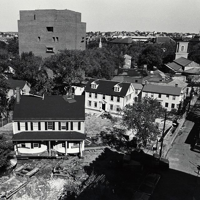 Archival photo of Gutman Library
