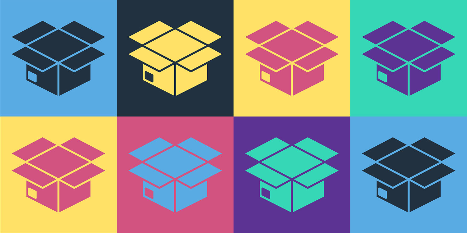 Cardboard box illustration