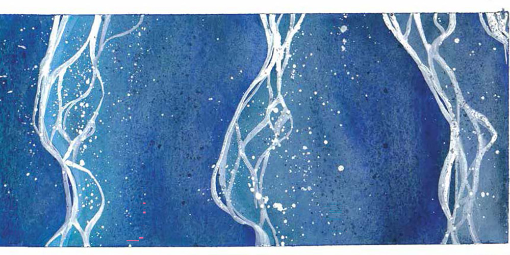 Healing Breath illustration of ocean