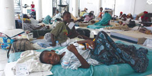 Victims of Haiti earthquake