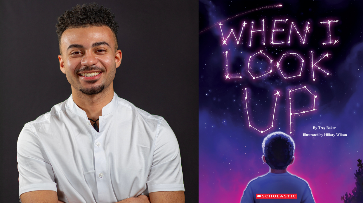 Trey Baker and his new children's book "When I Look Up"