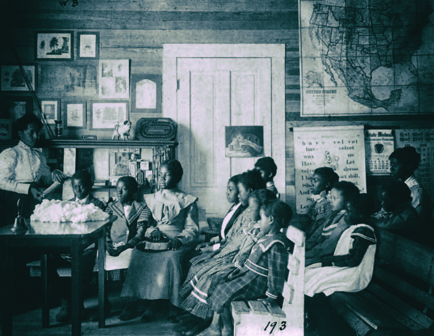 Schoolroom in Tuskegee, Alabama, circa 1902