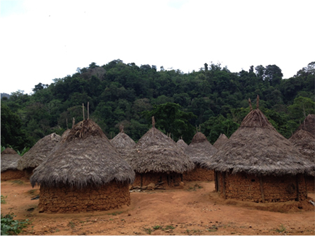 Kogi settlement in Colombia