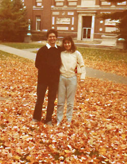 Professor Fernando Reimers with his wife Eleonora Villegas-Reimers, Ed.M.'84, Ed.D.'88, shortly after they arrived in Cambridge.