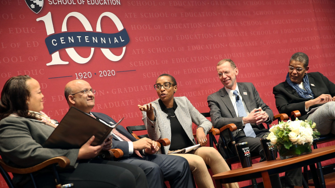 Deans panel at HGSE Centennial