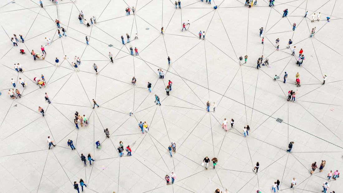 Web of people