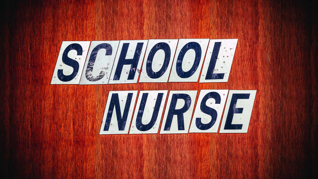 School nurse door
