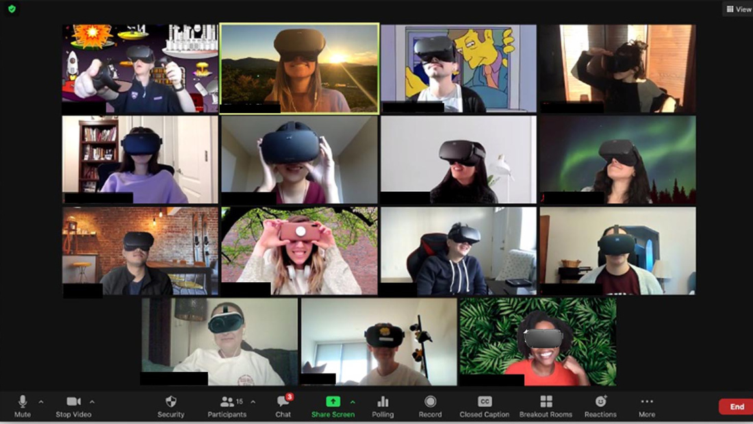 Virtual Reality Zoom