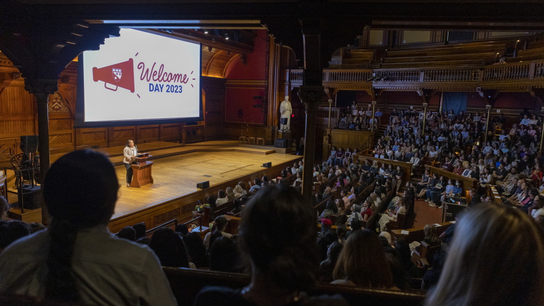 HGSE Welcome Day 2023 at Sanders Theatre