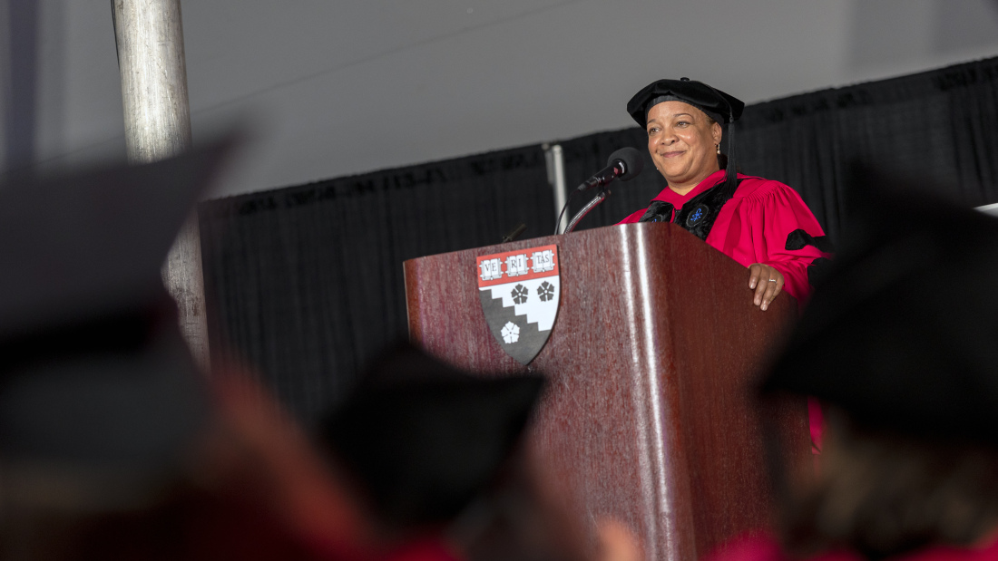 Bridget Terry Long delivers Commencement address