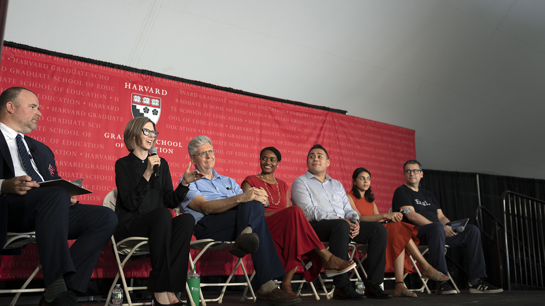 HGSE Welcome Day alumni and faculty panel