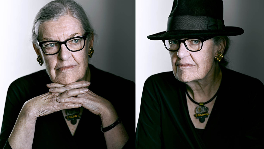 Double portrait of Catherine Snow