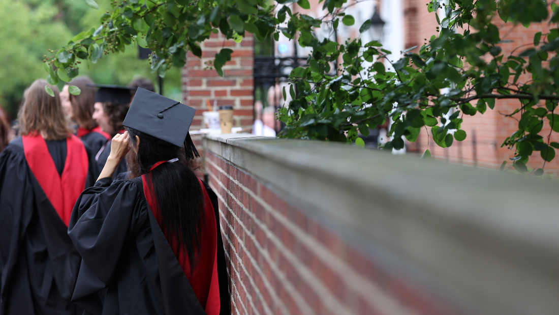 Grad waiting for procession