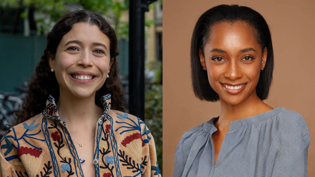 Side-by-side photos of Nené Palomo and Alexis Lassiter 