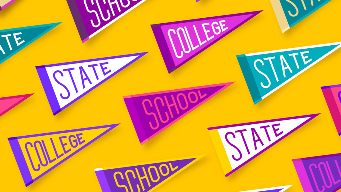 college pennants