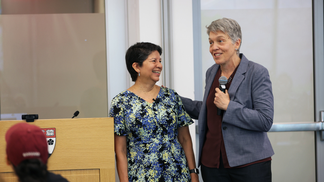 Photo of Francesca Purcell and Maritza Hernandez
