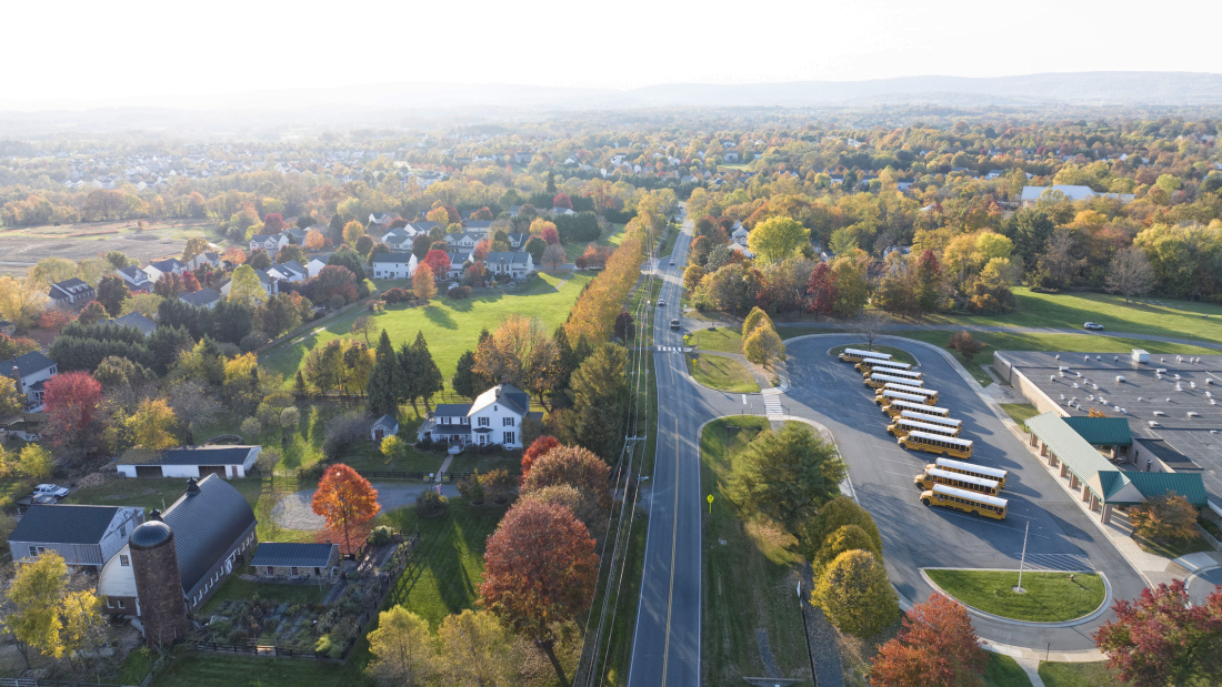 Rural America town 