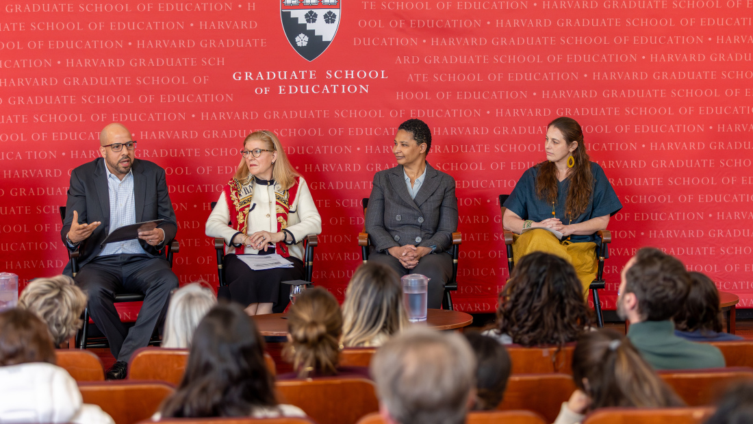 Eric Soto-Shed, Aimee Rogstad Guidera, Danielle Allen and Jessica Lander