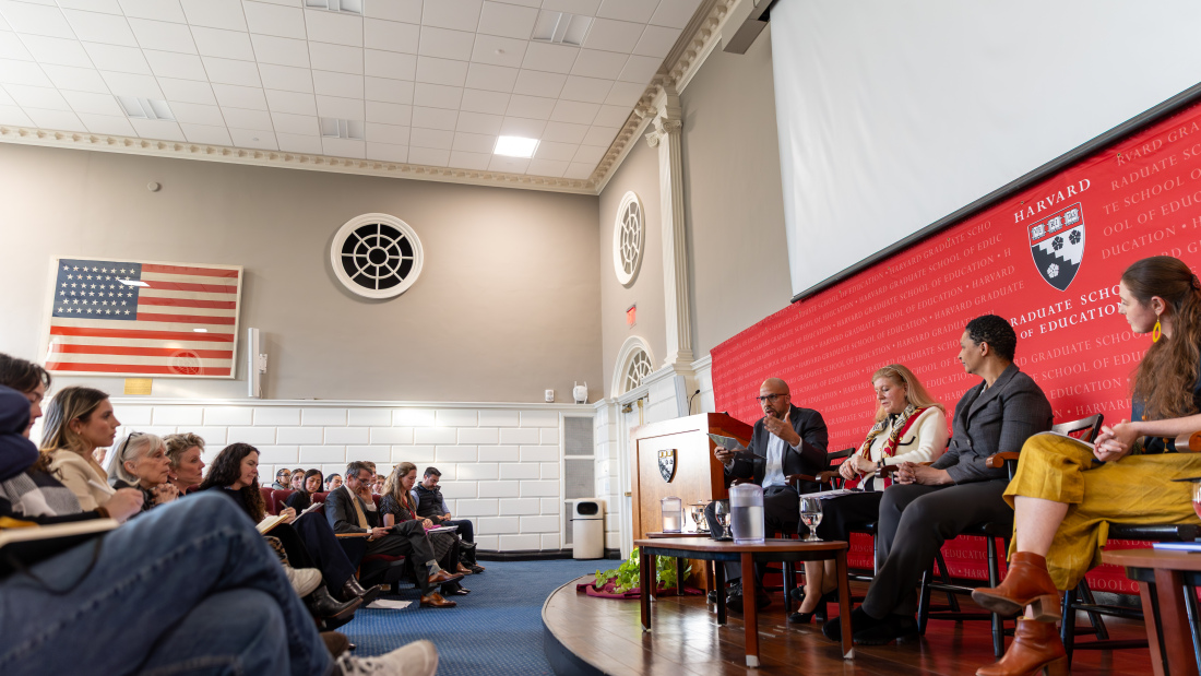 Eric Soto-Shed, Aimee Rogstad Guidera, Danielle Allen and Jessica Lander