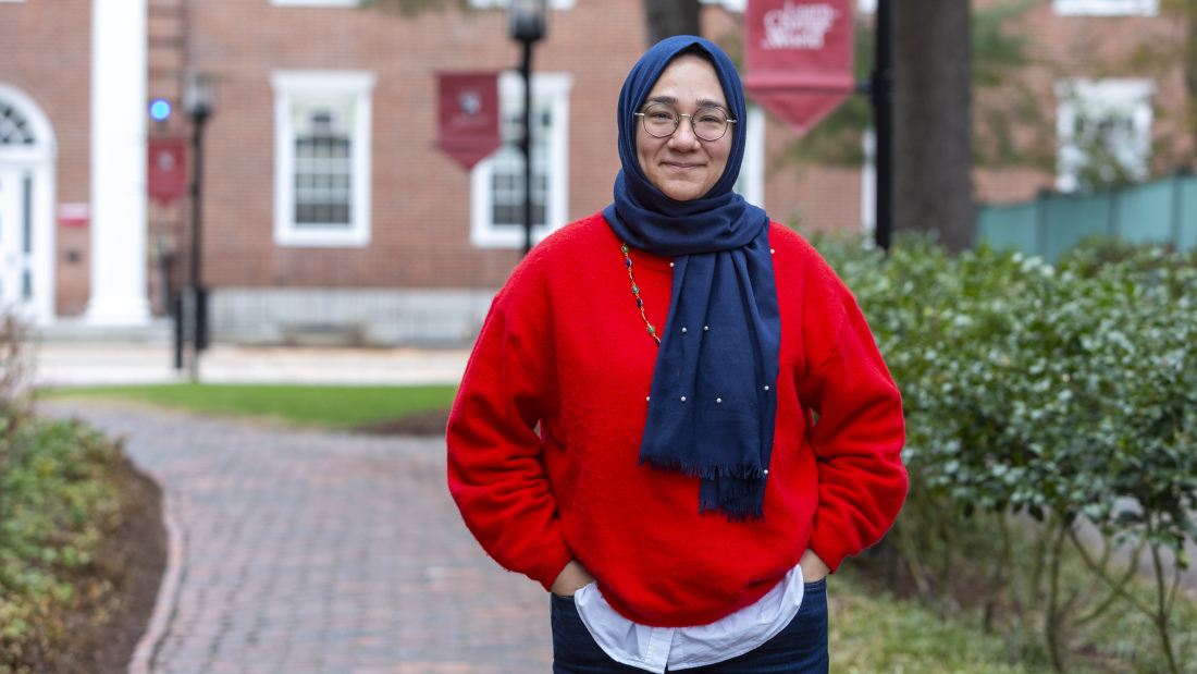 Naznin Musa on HGSE's campus