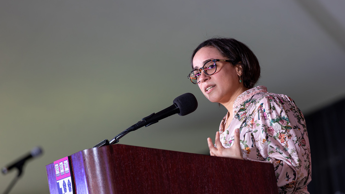 Yessenia Perez speaking