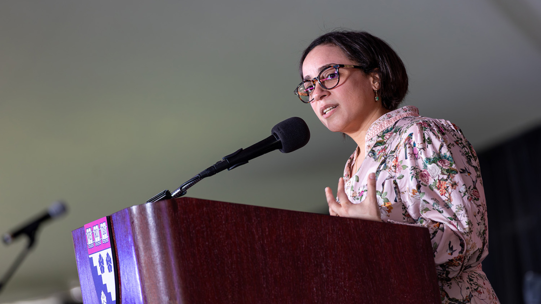 Yessenia Perez speaking