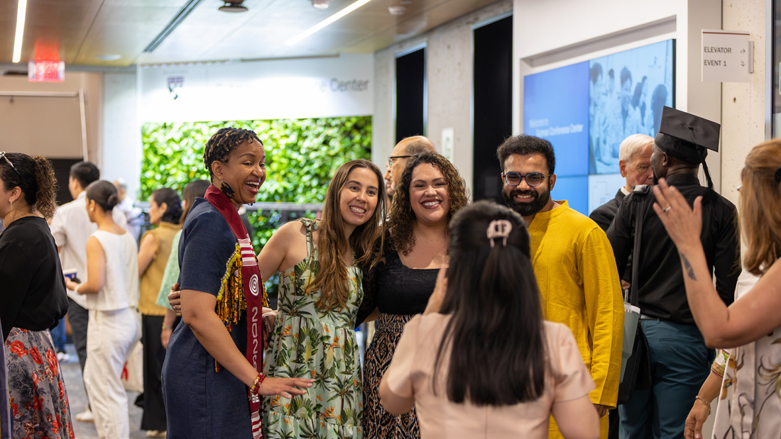 A group of students at International Graduate Celebration