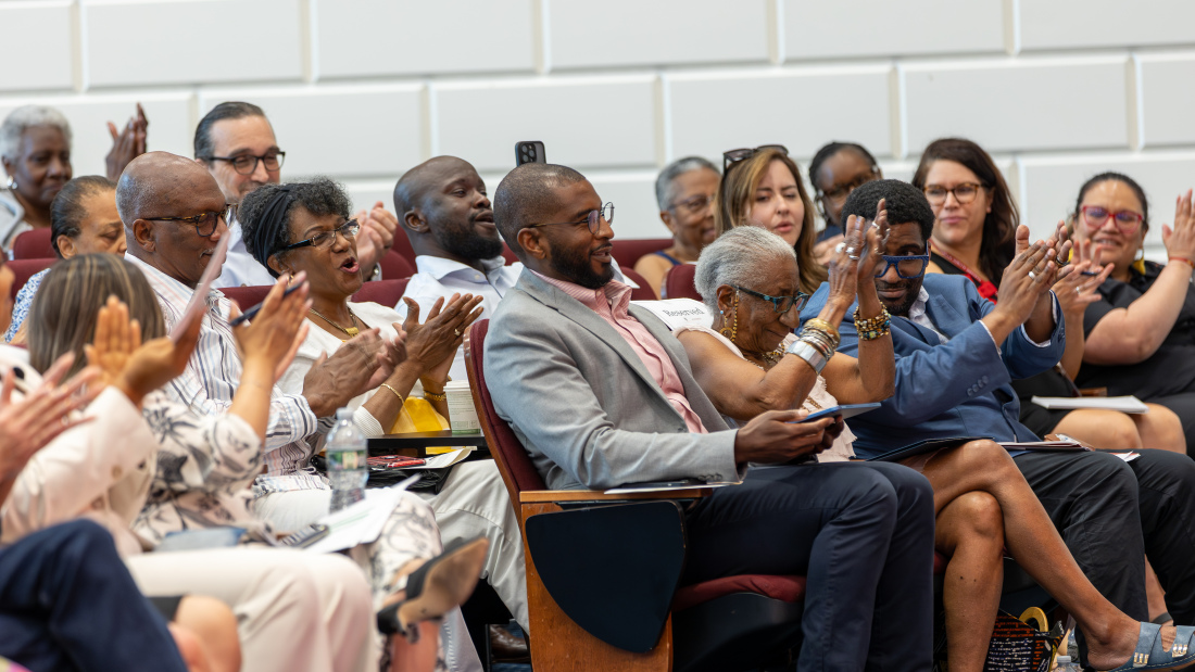 Alums filled Askwith Hall to celebrate their peers 