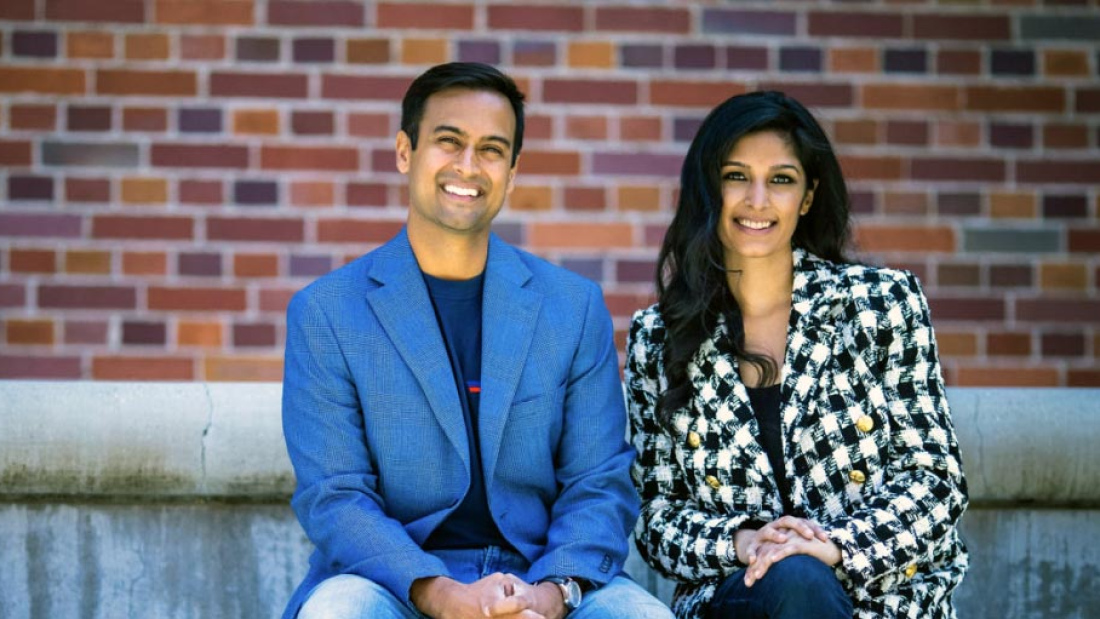 Nicole Jain and her brother, Ravi Sharma