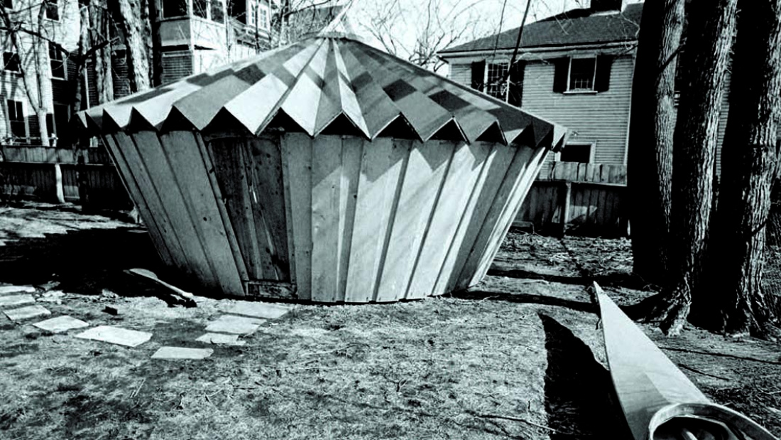 Yurt on HGSE campus