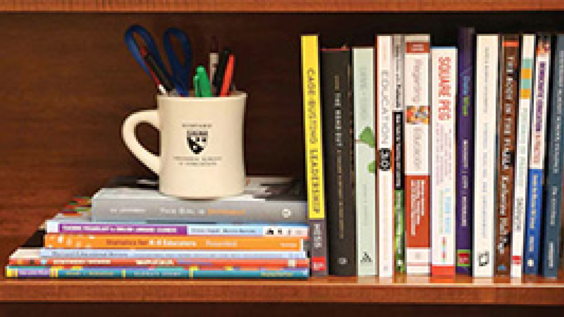 Books with mug