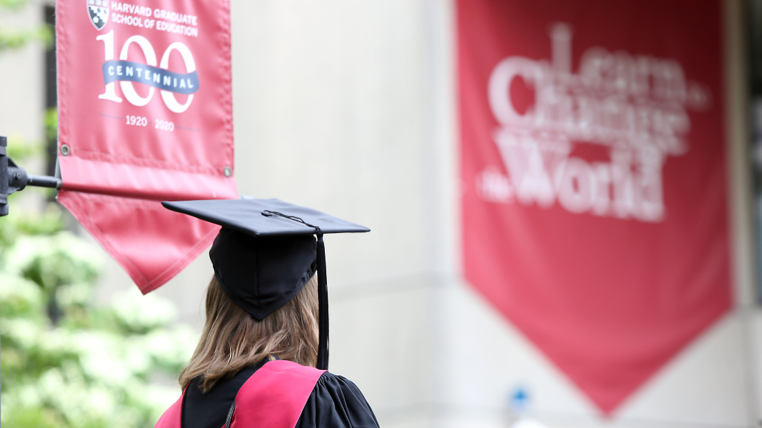 Graduate in mortar board