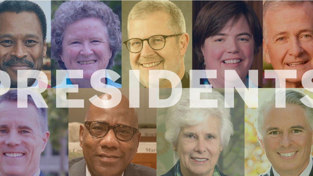 Collage of college presidents