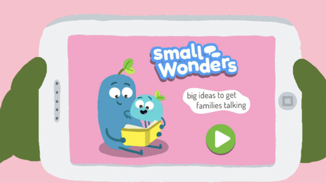 Small Wonders App handheld tablet