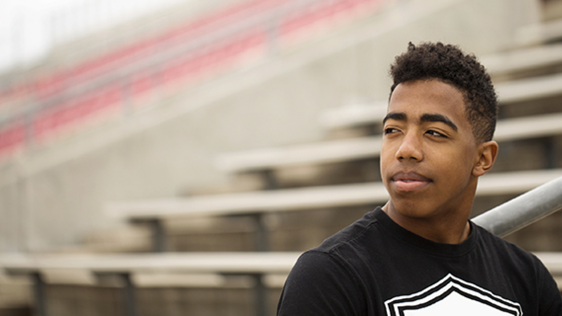 Thoughtful young man