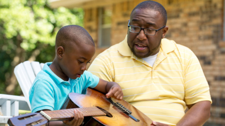 Father with child