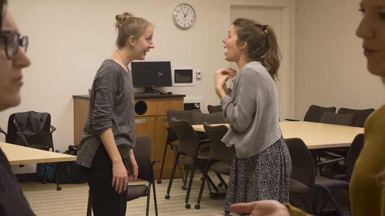 Mona Thompson teaching Improv for Educators