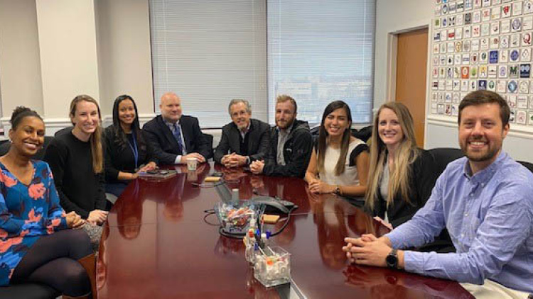 Reville policy class meets with Jeff Riley